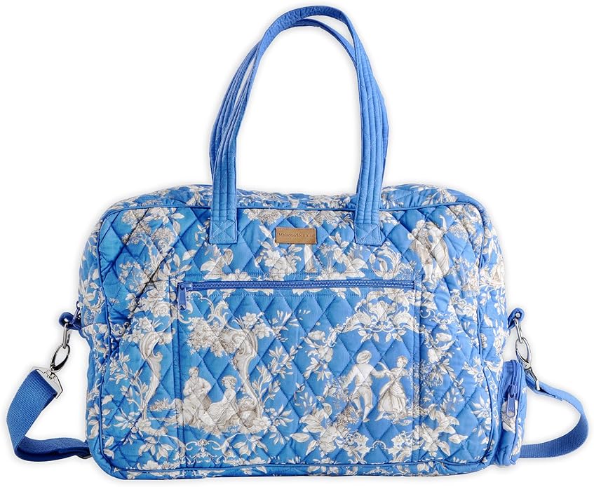 Maison d' Hermine Weekender Bags for Women Cotton Quilted Duffel Overnight Luggage Weekend Bag for Men Gym Gifts Travel | Overnight Luggage Weekend Bag for Men Gym Sports Gifts Duffle bag Business Travellers Trip Spring Summer by MaisondHermine