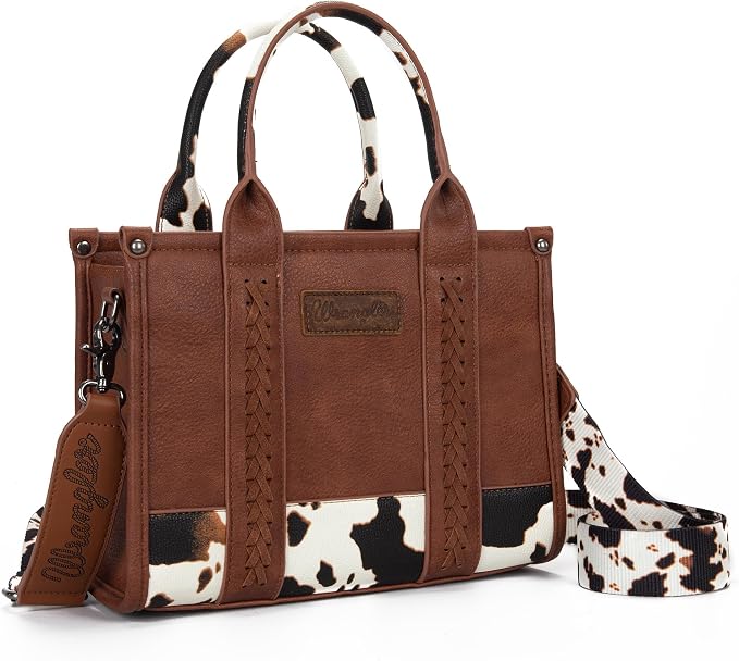 Montana West × Wrangler Tote Bag for Women Western Cow Print Purse Designer Top Handle Handbags by THEOFFICIALMONTANAWEST