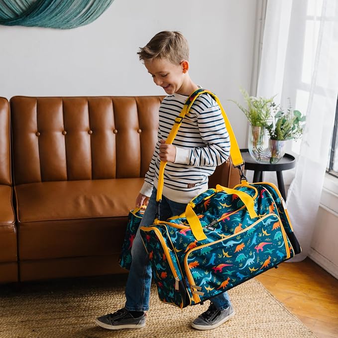 Wildkin Kids Weekender Duffel Bag – Carry-On Size for School, Travel, & Sleepovers - Image 6