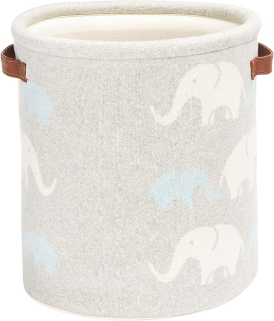 SAFAVIEH Baby Collection Effy Elephant Grey Cotton Nursery Storage Basket with Handles (Fully Assembled) by Unknown