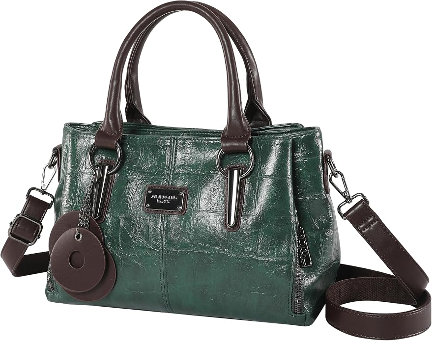 Handbags and Purses for women Vegan Leather Tote Bag for Women Satchel Shoulder Bags Travel Purse with Compartments by MCUVAEC