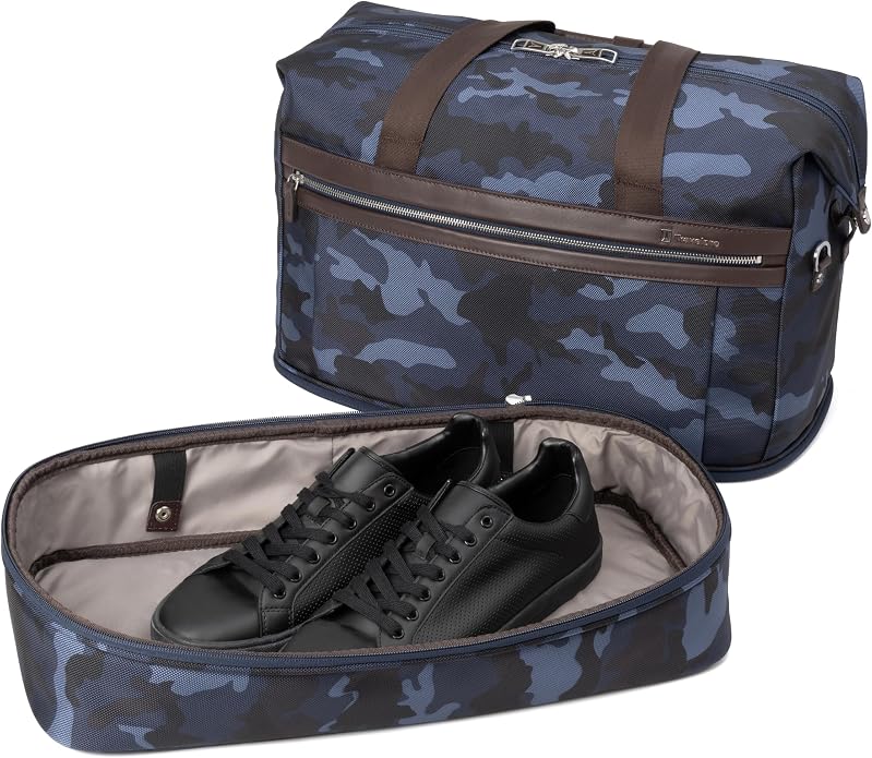 Travelpro Platinum Elite Carry on Soft Travel Drop-Bottom Weekender Bag, Overnight, Men and Women - Image 2
