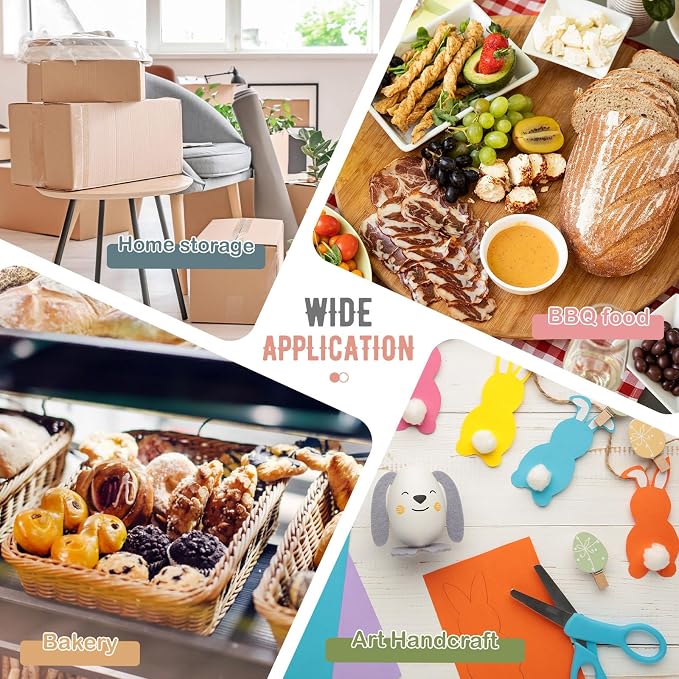 15 Pcs Activity Plastic Art Trays Morandi Color Art and Craft Tray Montessori Stackable Plastic Serving Trays for DIY Projects Painting Beads Home Classroom Storage(14.3 x 10.4 x 2 Inch) - Image 5
