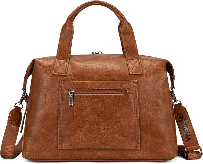 Wrangler Duffel Bag for Women Large Travel Weekender Bag Designer Aztec Carry On Bags Gym Bag, Brown - Image 3
