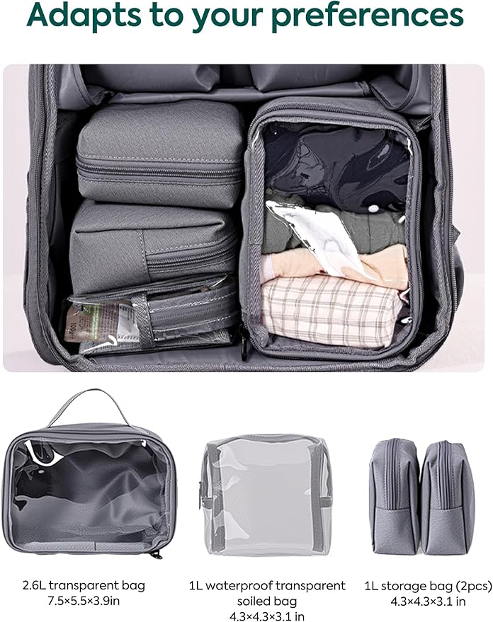 Babelio Grid Wizard Diaper Bag Backpack - Image 4