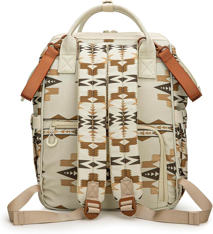 Montana West Wrangler Diaper Bag Backpack Aztec Callie Bag Travel Backpack Purses Western Multi-Function Baby Bags for Mom - Image 5