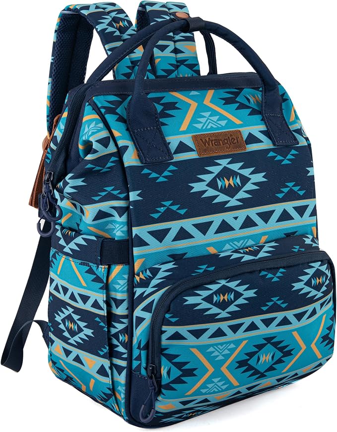 Montana West Wrangler Callie Diaper Bag Backpack with Stroller Straps Multifunction Baby Travel Bag WG2204-9110NY by THEOFFICIALMONTANAWEST