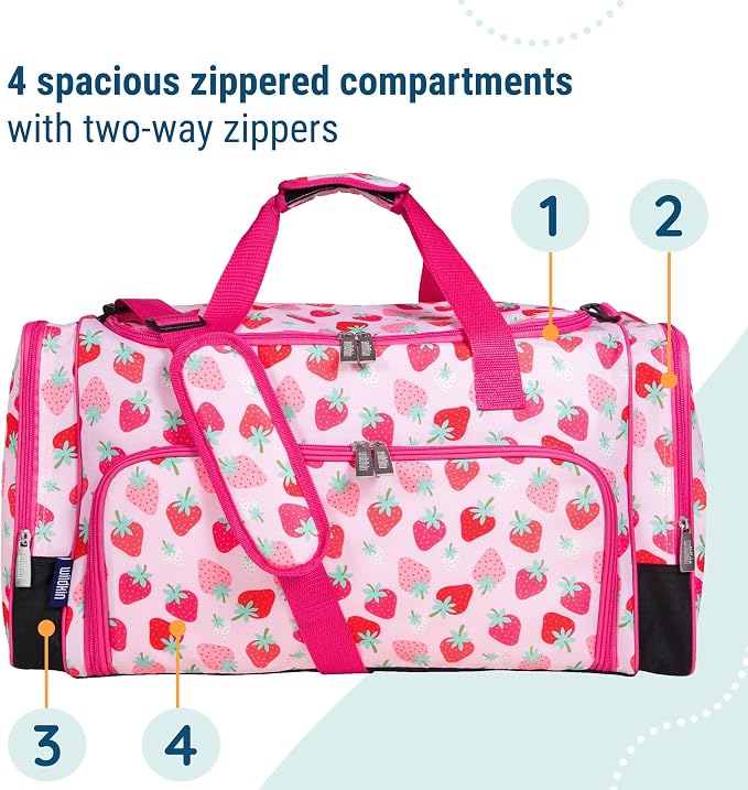 Wildkin Kids Weekender Duffel Bag – Carry-On Size for School, Travel, & Sleepovers - Image 5