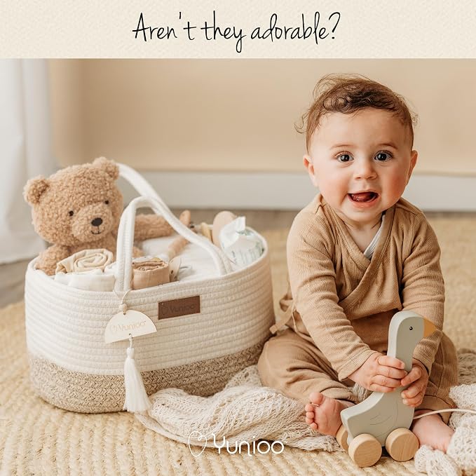 Changing Basket for Baby Dresser with Diaper Caddy - Image 7