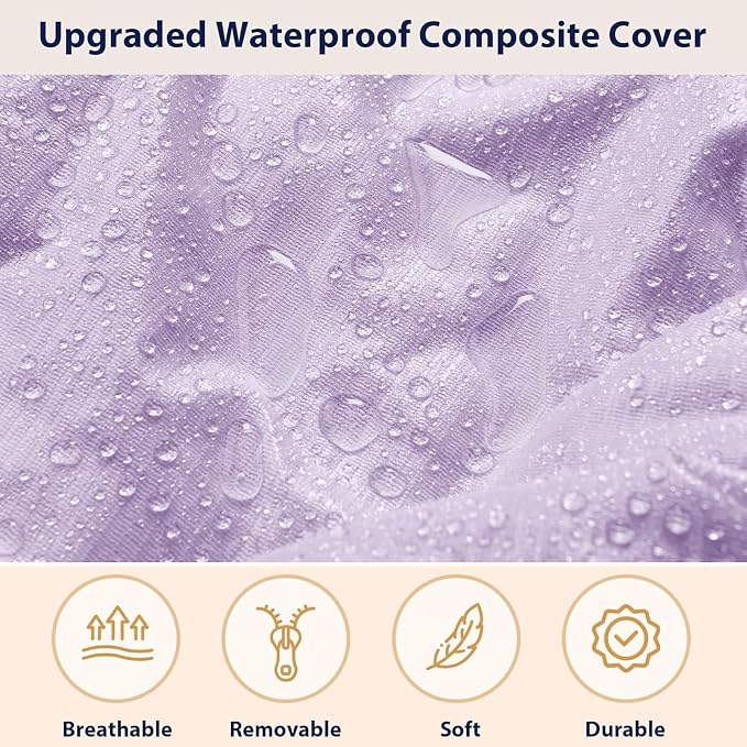 Huge Bean Bag Covers Only, Fluffy Stuffed Beanbag Chair Covers No Filler, Washable Bean Bags Cover for Adults, Stuffed Animal Bean Bag Anti-Slip, 6FT, Purple - Image 6