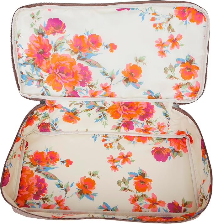 Jessica Simpson Countryside Weekender Duffel 100% Polyester Drop Bottom Bag - Image 5