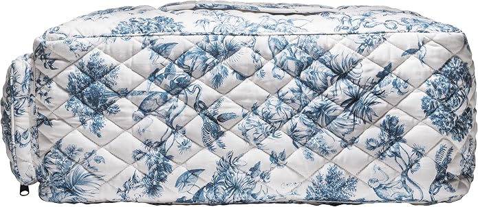 Maison d' Hermine Weekender Bags for Women Cotton Quilted Duffel Overnight Luggage Weekend Bag for Men Gym Gifts Travel | Overnight Luggage Weekend Bag for Men Gym Sports Gifts Duffle bag Business Travellers Trip Spring Summer - Image 9