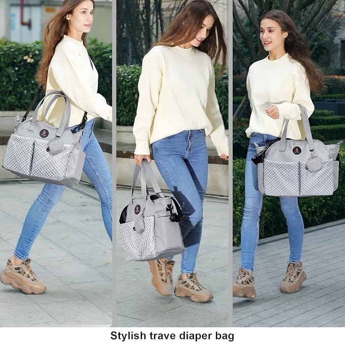 Diaper Bag Tote: Large Tote Baby Bag Boy Diaper Bag Stylish Girl Diaper Bag,Shoulder Mommy Bag - Image 2