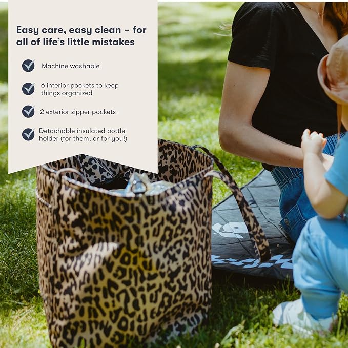 Colugo Diaper Bag Tote, Waterproof Large Baby Diaper Bags, Mommy Maternity Travel Bag, Baby Bags for Mom, Travel Diaper Tote - Image 4