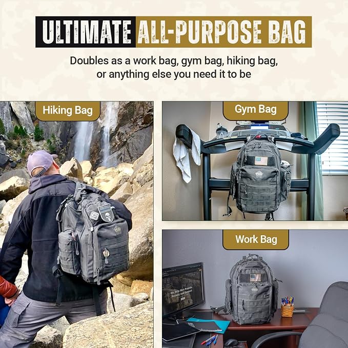 Diaper Bag Backpack with Diaper Changing Mat - Waterproof Military-Grade Baby Travel Bag - Spacious Design for Moms and Dads on the Go with Toddlers Baby Bag - Gunmetal Gray - Image 5