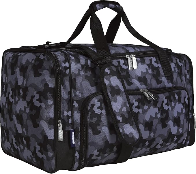 Wildkin Kids Weekender Duffel Bag – Carry-On Size for School, Travel, & Sleepovers by Wildkin