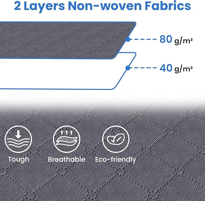 8 Pack Storage Bags for Clothes Blanket Storage Bins with Lids | Foldable Closet Organizers with Zippers,Window and Handles,Fabric Storage Bins for Sweater,Comforter,Bedding,Dorm essentials - Image 6