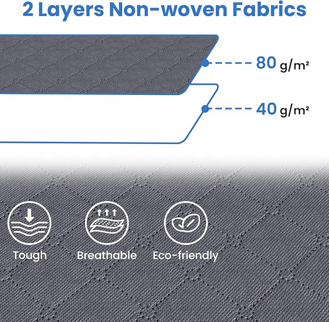 10 Pack Storage Bags for Clothes Blanket Storage Bins with Lids | Foldable Closet Organizers with Zippers,Window and Handles,Fabric Storage Bins for Sweater,Comforter,Bedding,Dorm essentials - Image 6