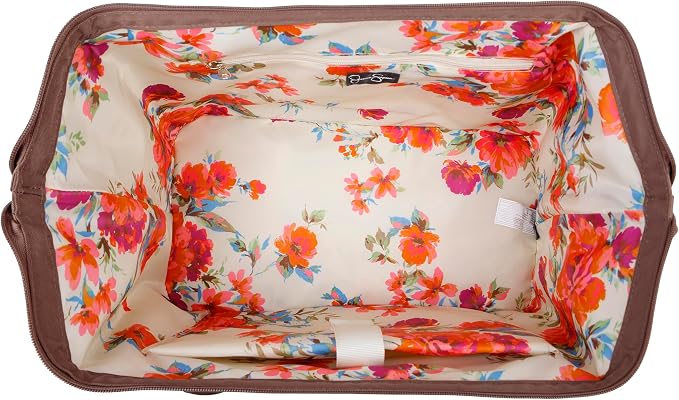 Jessica Simpson Countryside Weekender Duffel 100% Polyester Drop Bottom Bag - Image 6