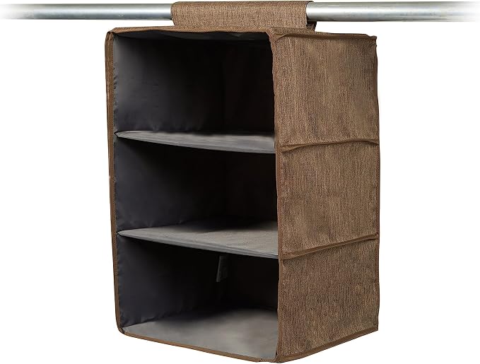 Covermates Hanging Closet Organizer, 13.5" W x 13.5" D x 20.75" H | durable polyester construction, label window, 3-year warranty by Covermates