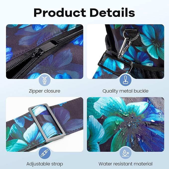 CLOUDMUSIC Large Tote Bag For Women Travel Nurse Teacher Work Waterpoof With Zipper Utility Everything Bags | Travel - Image 3