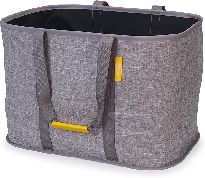 Joseph Joseph Hold-All Max Collapsible 55L/14.5 Gallon Washing Laundry Basket Bag, Durable Fabric, Moisture Resistant, Grey by Unknown