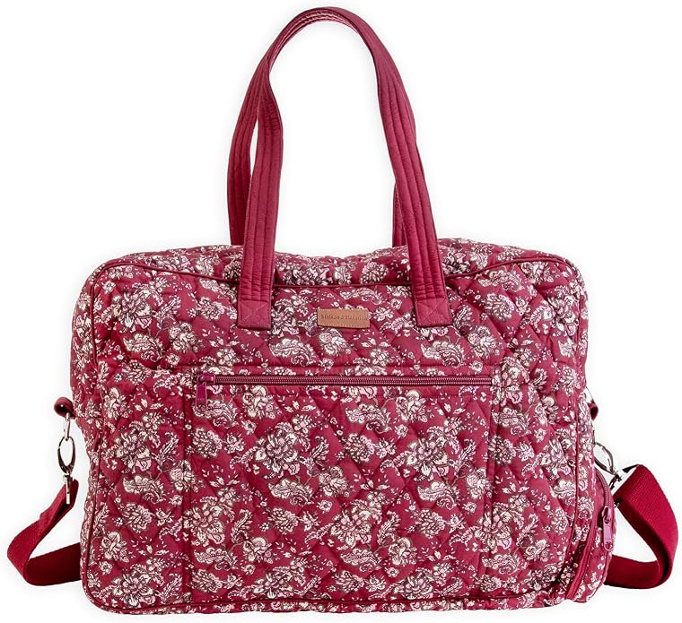 Maison d' Hermine Weekender Bags for Women Cotton Quilted Duffel Overnight Luggage Weekend Bag for Men Gym Gifts Travel | Overnight Luggage Weekend Bag for Men Gym Sports Gifts Duffle bag Business Travellers Trip Spring Summer by MaisondHermine