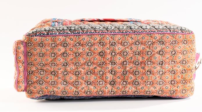 Maison d' Hermine Weekender Bags for Women Cotton Quilted Duffel Overnight Luggage Weekend Bag for Men Gym Gifts Travel | Overnight Luggage Weekend Bag for Men Gym Sports Gifts Duffle bag Business Travellers Trip Spring Summer - Image 9