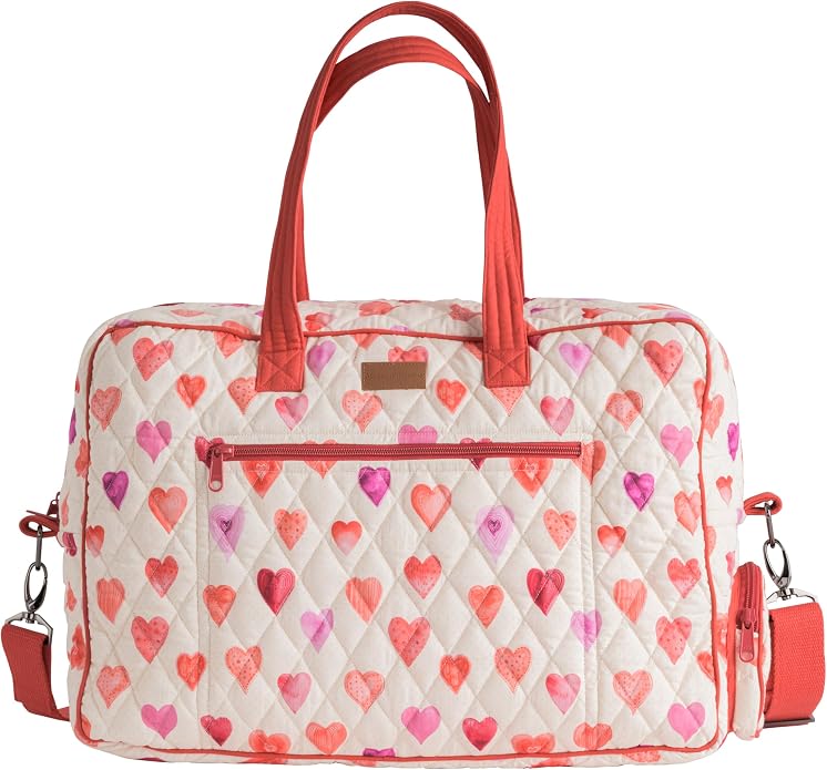 Maison d' Hermine Weekender Bags for Women Cotton Quilted Duffel Overnight Luggage Weekend Bag for Men Gym Gifts Travel | Overnight Luggage Weekend Bag for Men Gym Sports Gifts Duffle bag Business Travellers Trip Spring Summer - Image 8