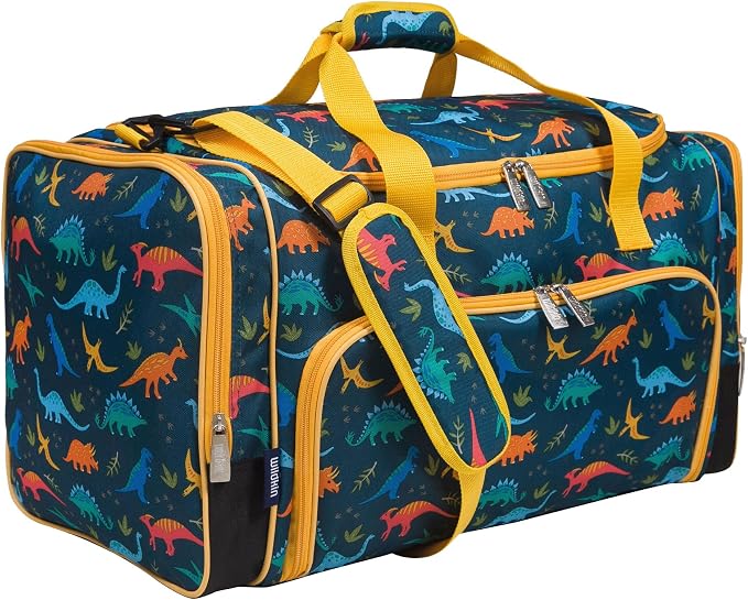 Wildkin Kids Weekender Duffel Bag – Carry-On Size for School, Travel, & Sleepovers by Wildkin