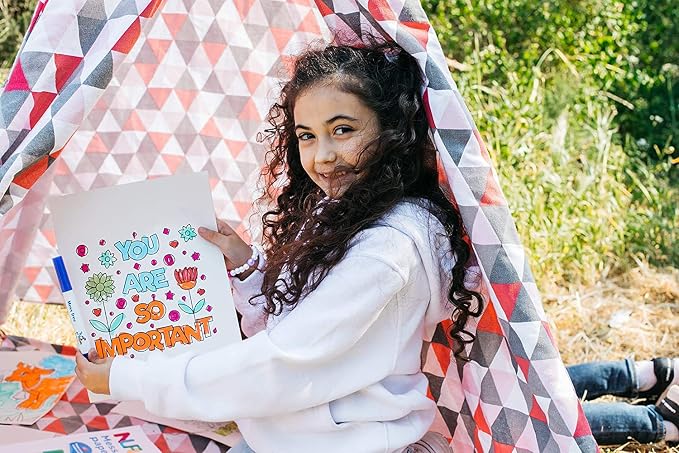 NuFun Activities Mess Free Paper 11x17 25 Blank Pages | Mess-Free Coloring Formula, No Mess on Skin/Clothes, Gift for Kids - Image 5
