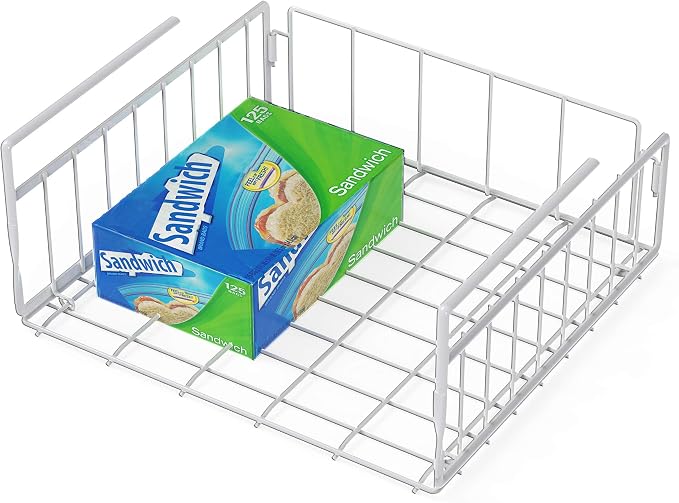 Simple Houseware Under Shelf Basket, White by SimpleHouseware