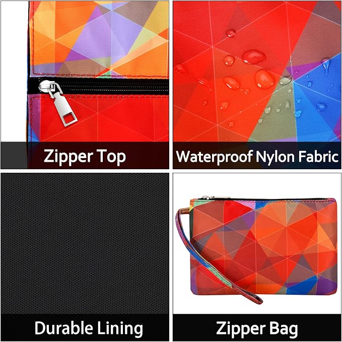IBFUN Utility Tote Bag with 24 Pockets, Large Teacher Travel Tote for Women | Large Work Tote Bag 2pcs with Zipper for Travel Daily School Teacher Nurse, Large Lightweight Laptop Shoulder Bag Handbag - Image 6