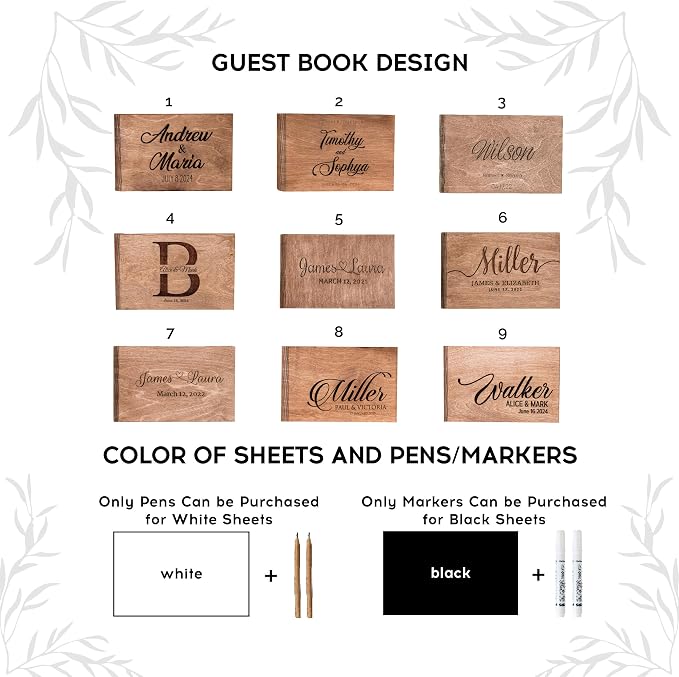 Wedding Guest Book Alternative | Personalized Wedding Guest | Graduation Guest Book | Heart Frame Wedding Guest Book | Wedding Decorations for Reception Inside and Outside | Heart Box (Rectangular) - Image 8