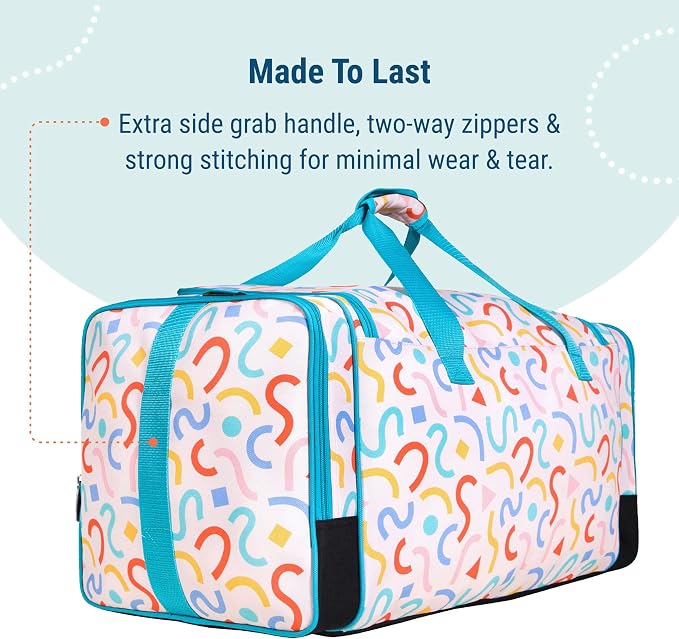 Wildkin Kids Weekender Duffel Bag – Carry-On Size for School, Travel, & Sleepovers - Image 8