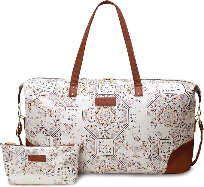 Luna Women's Weekender Bag and Travel Duffel, Large 37 Liter Capacity by Jadyn