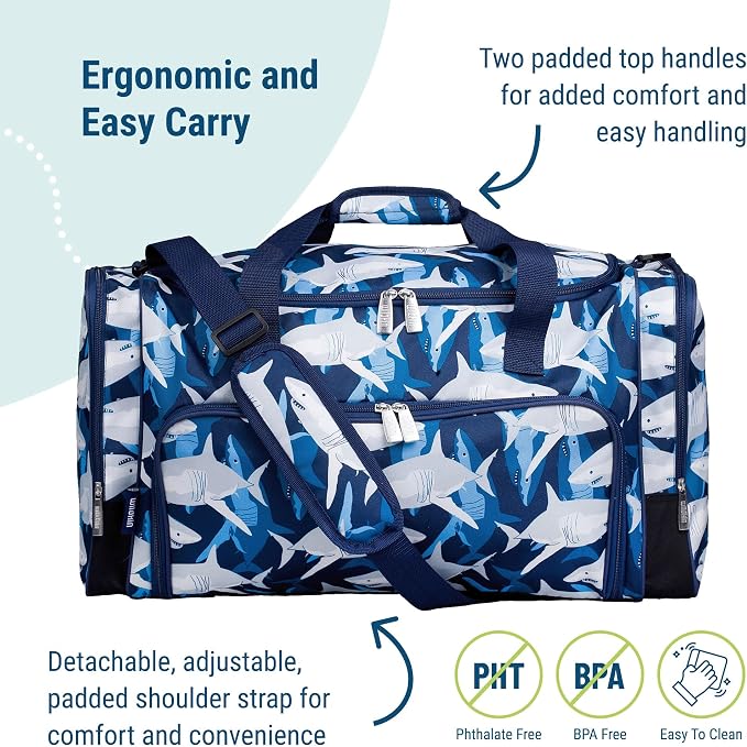 Wildkin Kids Weekender Duffel Bag – Carry-On Size for School, Travel, & Sleepovers - Image 3
