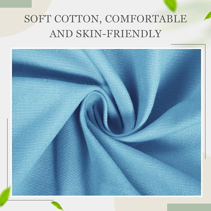 Sliner 2 Pcs Stuffed Storage Bean Bag Chair Cover for Kids Adults (No Filler) Stuffable Zipper Beanbag Cover for Organizing Plush Toys or Foam(23.5 * 23.5 * 25.5inch,Cotton,Light Pink and Light Blue) - Image 3