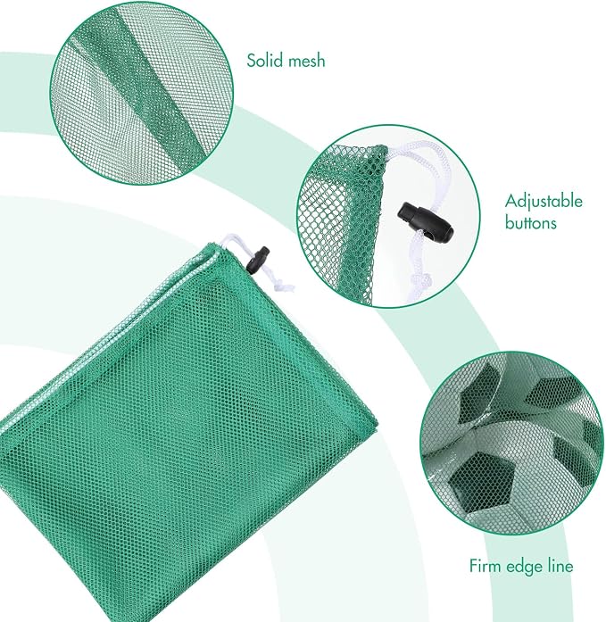 Berlune 30 Pack Large Mesh Laundry Bags | Oversized breathable mesh bags help sort and transport laundry for dorms, rentals, laundromats and facilities. - Image 3