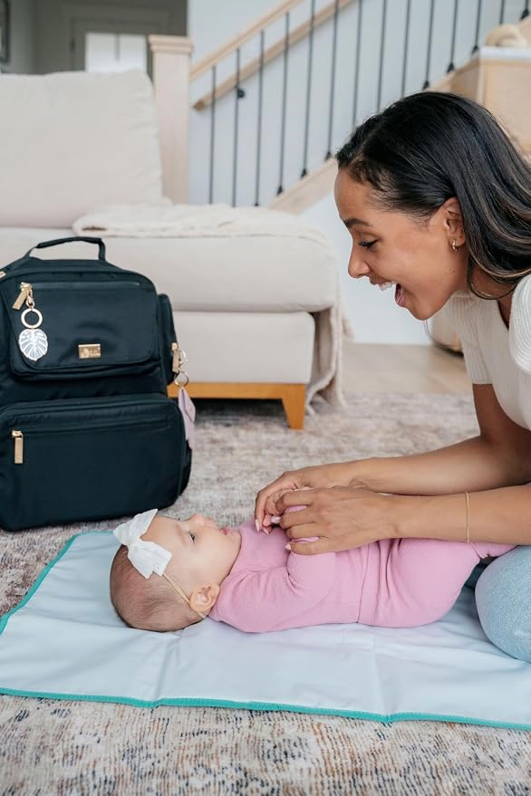 Lily & Sol Koa Diaper Bag Backpack for Travel- Large Capacity Family Travel Backpack, Machine Washable with Cooler Compartment, XL Changing Mat, Wet Bag, Laptop Sleeve & Luggage Sleeve - Image 4