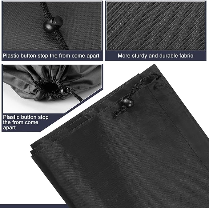 Nuogo 20 Pcs Large Laundry Bags Bulk, 38 x 24 Inch, Black Color - Image 3