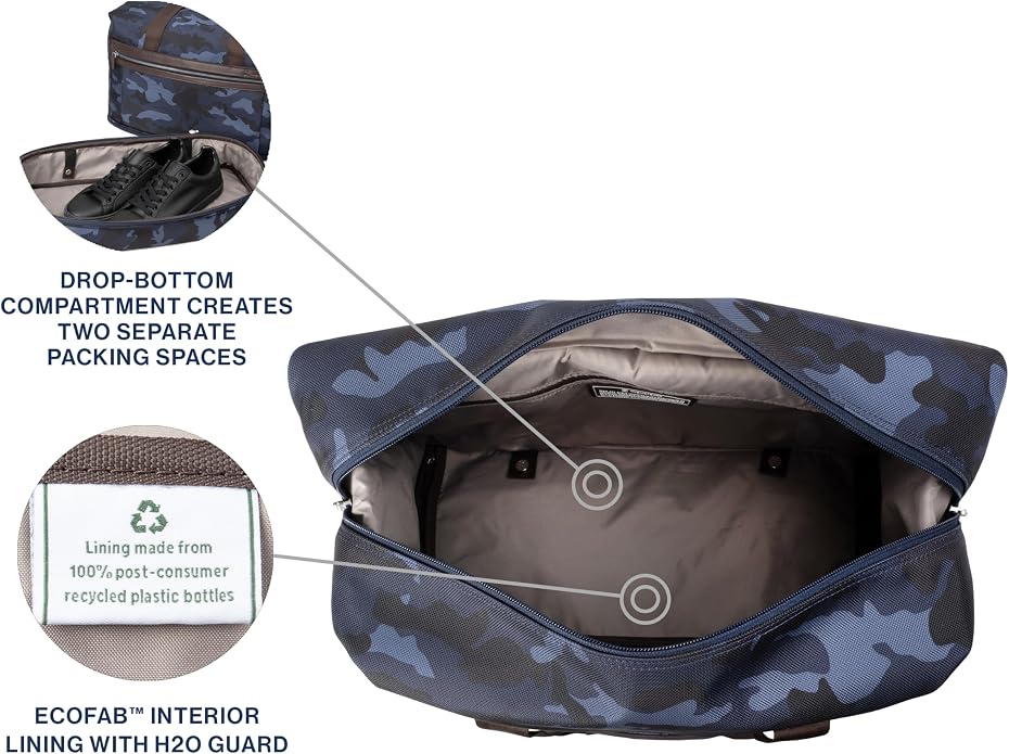 Travelpro Platinum Elite Carry on Soft Travel Drop-Bottom Weekender Bag, Overnight, Men and Women - Image 5