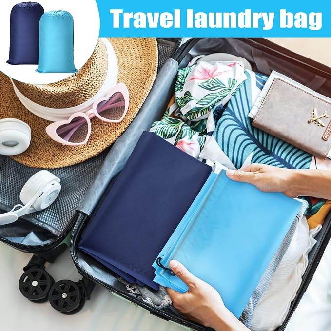 Sanwuta 40 Pcs Large Laundry Bags Bulk,Mulitcolor | 38" x 24" Travel Laundry Bags for Clothe, Washable Heavy Duty Bag, Camping College Apartment - Image 5