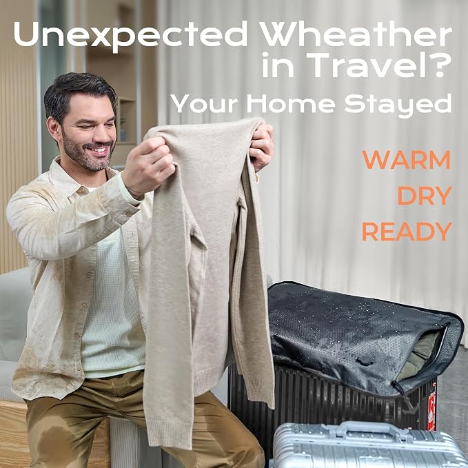 Relime Essential Vacuum Bags for Travel Luggage, Reusable Compression Bags for Checked Suitcases, Vacuum Seal Spacesaver for Cloth Packin(2Large+Pump) - Image 6