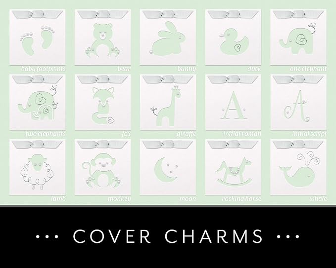 Personalized Pregnancy Journal (15 Center Designs) - Hardcover Pregnancy Memory Book Customized with Baby’s Name, Nickname or Phrase - Prompted Journal for New Moms (Gray Chevron + Mint) - Image 3
