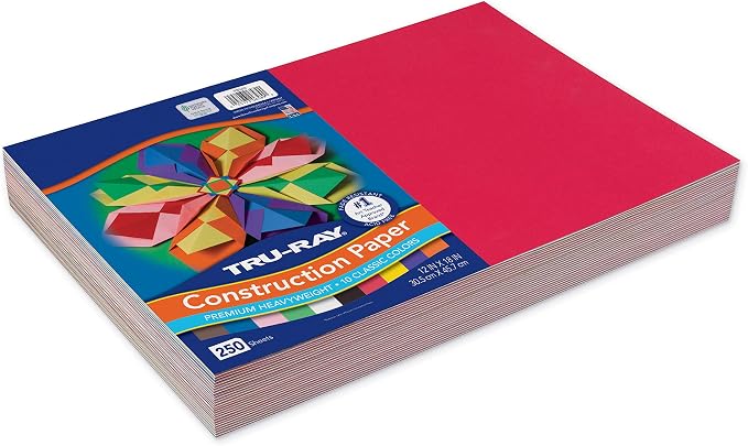 Tru-Ray® PAC6589 Construction Paper Bulk Assortment, 10 Assorted Colors, 12" x 18", 250 Sheets - Image 3