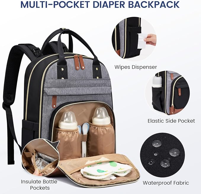 LOVEVOOK large capacity diaper backpack - Image 3