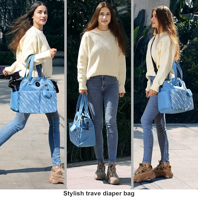 Diaper Bag Tote: Large Tote Baby Bag Boy Diaper Bag Stylish Girl Diaper Bag,Shoulder Mommy Bag - Image 2