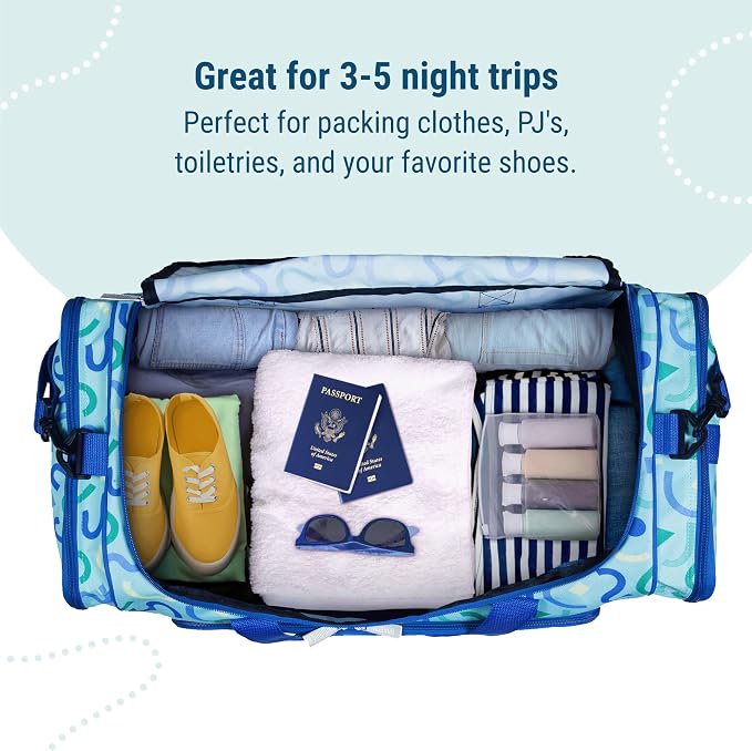 Wildkin Kids Weekender Duffel Bag – Carry-On Size for School, Travel, & Sleepovers - Image 6