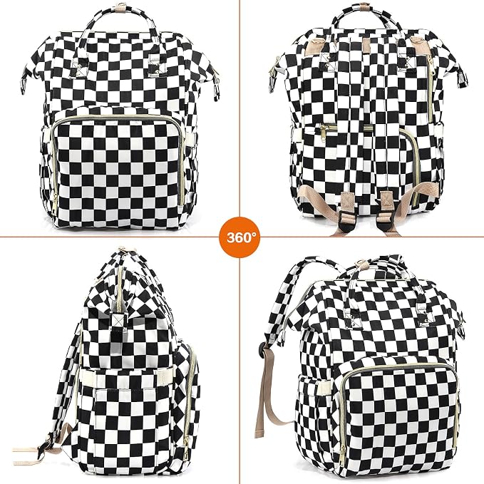 Diaper Bag Backpack for Mom & Dad, Multifunction Waterproof Baby Changing Bags, Large Nappy Bag Backpack - Image 7